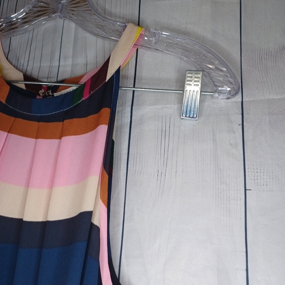 Violet And Claire Colorful Striped Sleeveless Top - Picture 4 of 9